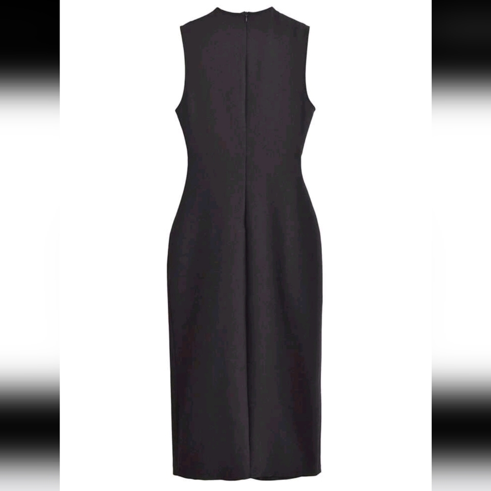 Women Dresses Black Office Long Dresses For Women Spring Sleeveless Midi Dress - Picture 5 of 7